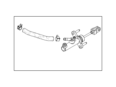 Hyundai 41610-1G000 Cylinder Assembly-Clutch Master