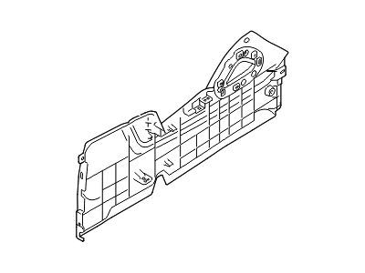Hyundai 84611-4W000-9P Panel Assembly-Floor Console Outer,LH