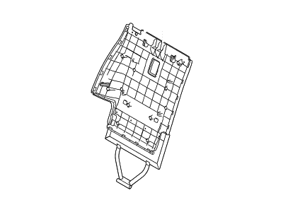 Hyundai 89440-B8100-NBC Board Assembly-2RD Seat Back,RH