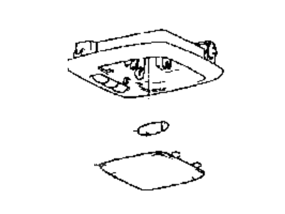 1998 Hyundai Sonata Dome Light - 92820-34000-CI