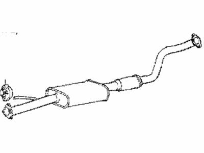 Hyundai 28650-27900 Center Exhaust Pipe
