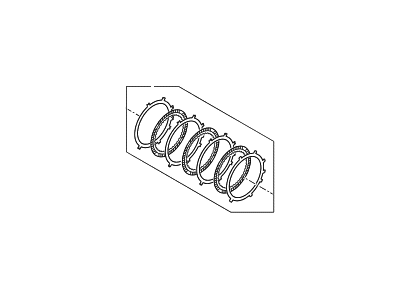 Hyundai 45625-3B601 Disk Set-Under Drive Brake