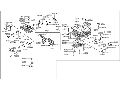 Hyundai 46210-34600 Body Assembly-Automatic Transmission Valve