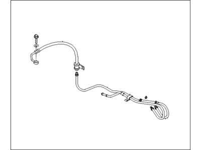 Hyundai 57510-2D100 Hose Assembly-Power Steering Oil Pressure