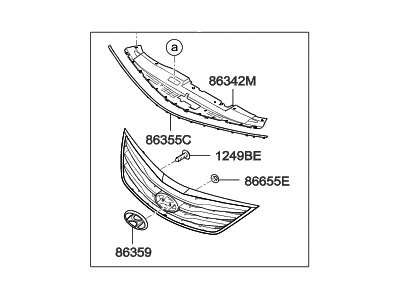 2015 Hyundai Azera Grille - 86350-3V600