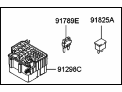 Hyundai 91288-26102 Under Hood Junction Box Assembly