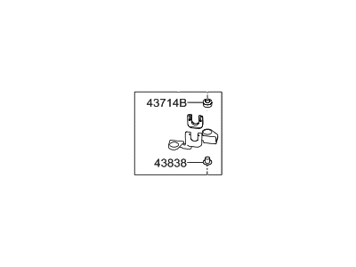 Hyundai 45970-26100 Bracket-Shift Cable