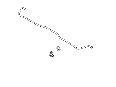 Hyundai 55510-3K100 Bar Assembly-Rear Stabilizer