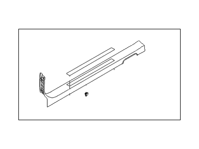 Hyundai 85871-2M500-9P Trim Assembly-Front Door Scuff LH