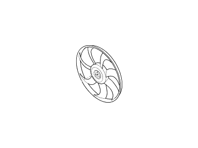 Hyundai Radiator fan - 25231-2M500