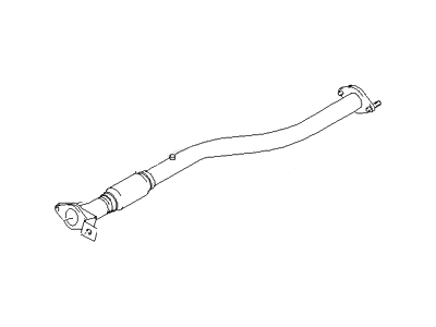 1999 Hyundai Accent Exhaust Pipe - 28610-25710