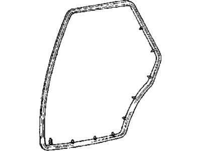 1990 Hyundai Sonata Weather Strip - 83130-33010