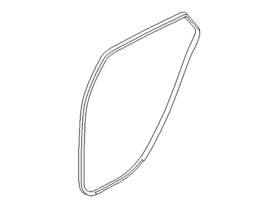 Hyundai 83120-2S000 Weatherstrip-Rear Door Body Side RH