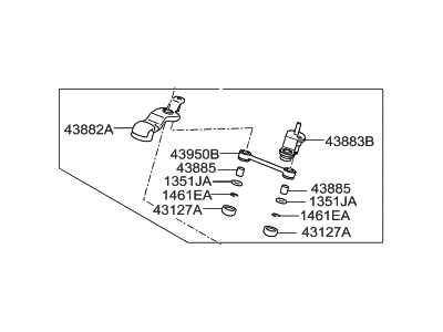 Hyundai 43900-24701 Link Assembly-Shift