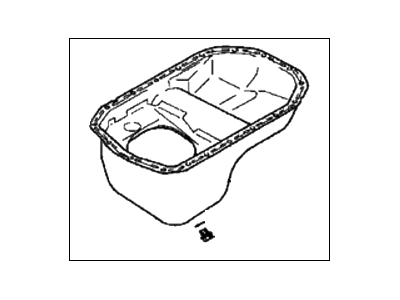 1995 Hyundai Sonata Oil Pan - 21510-33431