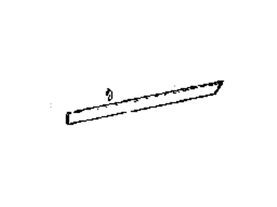 Hyundai 87732-24000 Moulding Assembly-Rear Door Waist Line,RH