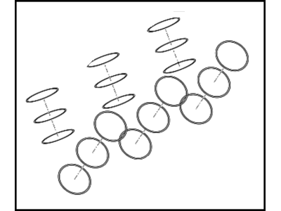 Hyundai Genesis G80 Piston Ring Set - 23040-3NTA0