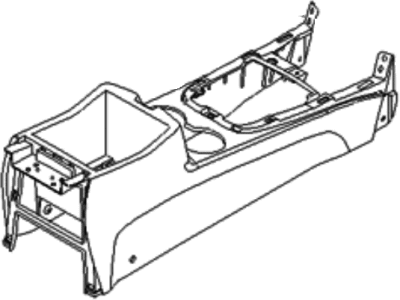 Hyundai Santa Fe Center Console Base - 84610-2B300-J9