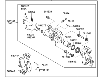 Hyundai Kona N Brake Caliper - 58230-I3000