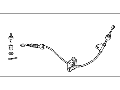 Hyundai 43760-33710 Automatic Transmission Lever Cable Assembly