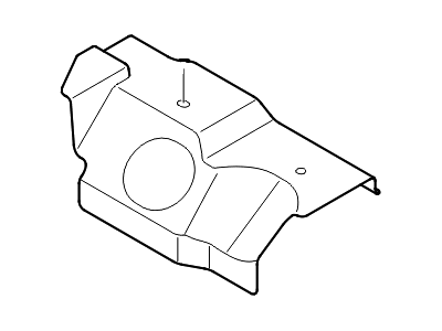 Hyundai Santa Fe Radius Heat Shield - 57260-2W000