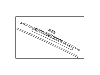 2012 Hyundai Genesis Coupe Wiper Blade - 98350-2M050