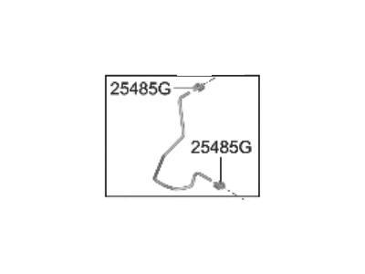 Hyundai 25445-IB200 HOSE-RADIATOR RESERVOIR