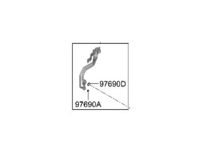 Hyundai Elantra N A/C Hose - 97761-IB000