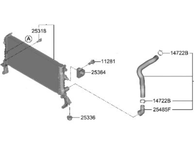 Hyundai Elantra N Radiator - 25310-IB000