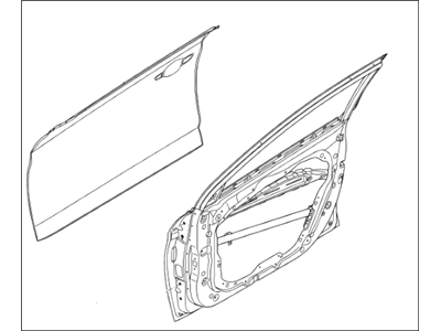 Hyundai 76004-F3000 Panel Assembly-Front Door,RH