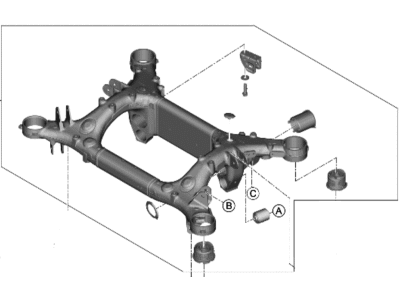 Hyundai Genesis Electrified G80 Rear Crossmember - 55405-JI100
