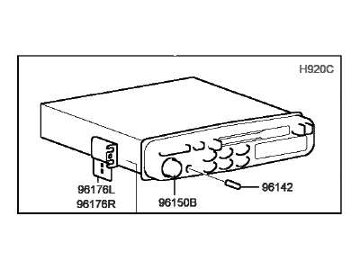 Hyundai 96170-38510 Head Module-Audio