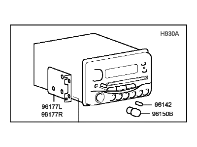 Hyundai 96185-38010 Head Module-Audio