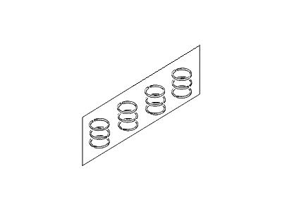 1994 Hyundai Accent Piston Ring Set - 23040-26902