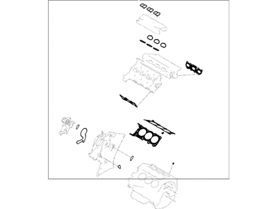 Hyundai 20920-3LA04 Gasket Kit-Engine Overhaul Upper