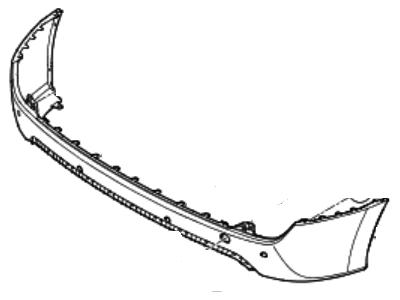 2015 Hyundai Tucson Bumper - 86650-4W000