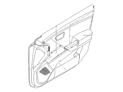 2006 Hyundai Azera Armrest - 82350-3L700-WK