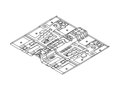 2009 Hyundai Veracruz Floor Pan - 65111-3J200