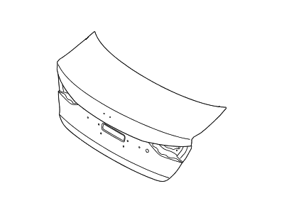 Hyundai 69200-F2050 Trunk Lid Panel Assembly