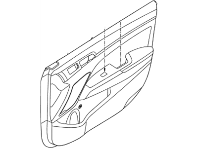 Hyundai 82306-F2FT0-UTG Panel Assembly-Front Door Trim,RH