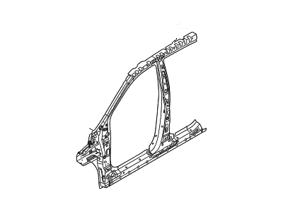 Hyundai 71130-4Z700 Reinforcement Assembly-Side Outer LH