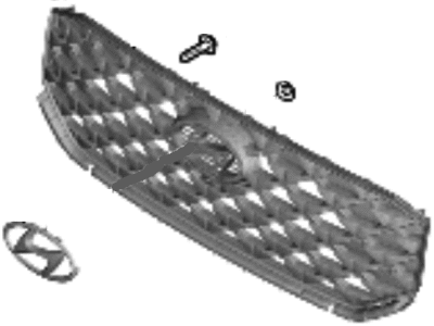 2023 Hyundai Santa Fe Hybrid Grille - 863A0-S2610