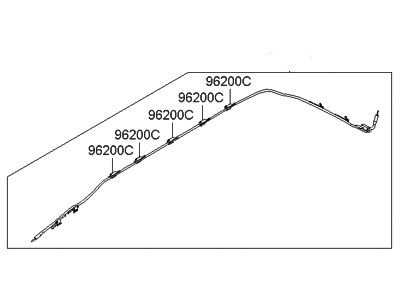 Hyundai 96215-1E700 Cable-Antenna Feeder Extension