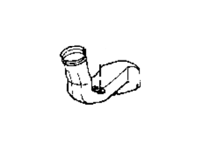 1992 Hyundai Sonata Air Intake Coupling - 28210-33810