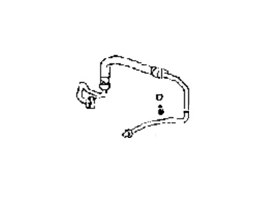 1993 Hyundai Elantra A/C Hose - 97762-28151