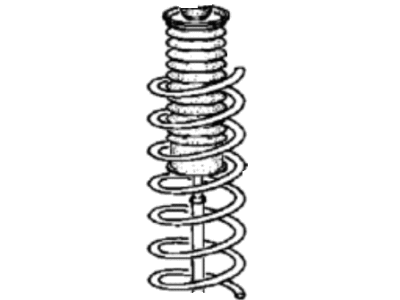 1992 Hyundai Sonata Coil Springs - 55350-33400