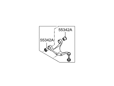 2012 Hyundai Santa Fe Control Arm - 55240-1U000