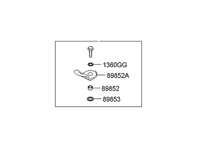 Hyundai 89850-1G100 Holder Assembly-Child Rest Hook