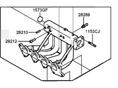 Hyundai 28310-38214 Manifold Assembly-Intake