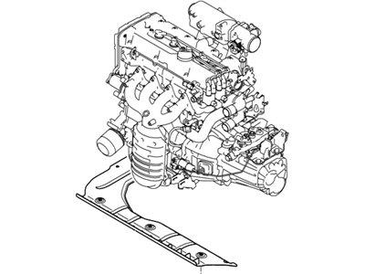 Hyundai 29110-1G000 Panel Assembly-Under Cover